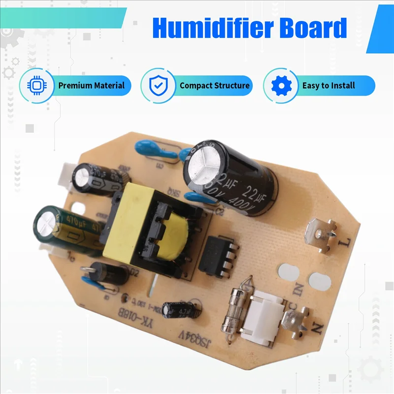 ABKJ-12V 34V 35W Universal Humidifier Board Replacement Part Component Atomization Circuit Plate Module Control Power Supply