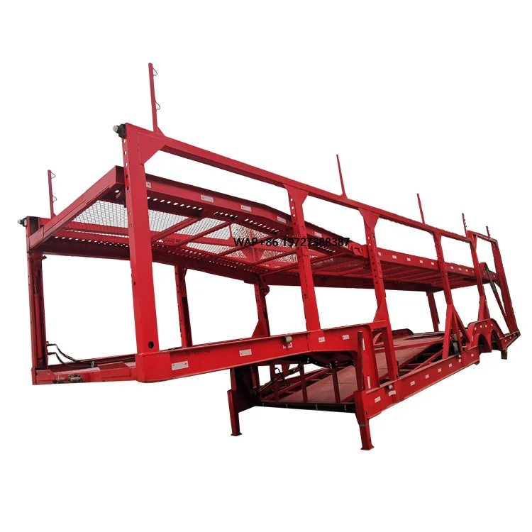 6 Units Transport Car Transport Semi Truck Trailer for Sale