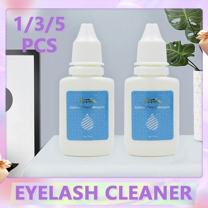 1/2/3pcs Grafting Eyelash Cleaning Reinforcer Alcohol Free Sterilization Degreasing Protein Eyelash Steady Cleaner Solution Hot