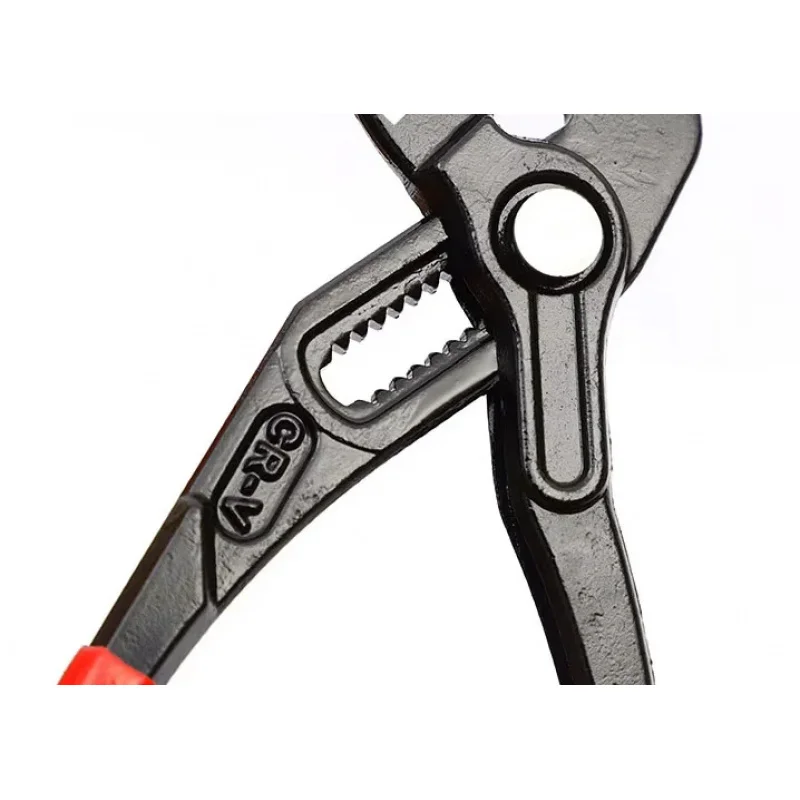 German Style Water Pump Pliers Alloy Steel Serrated Jaws 50mm Opening Adjustable Hand Tool