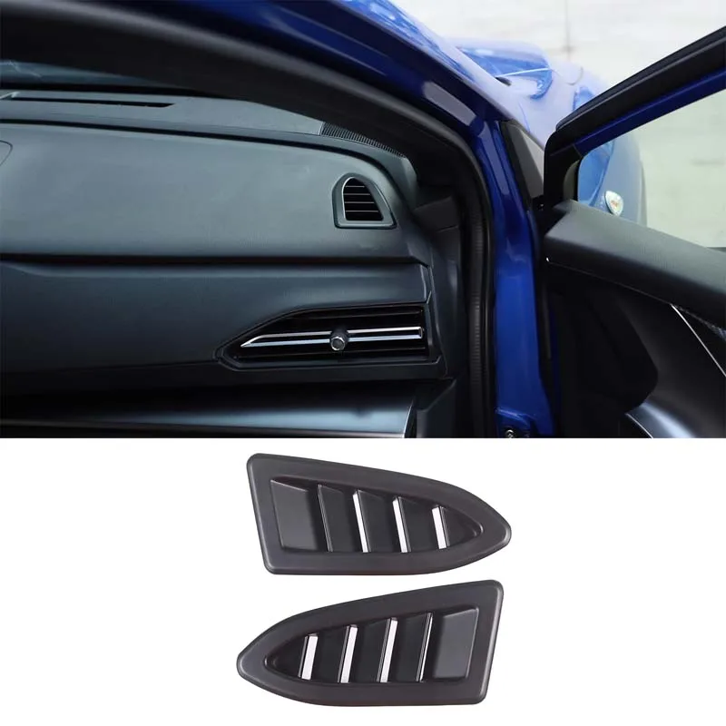 For 2021-2023 Subaru WRX ABS matte black car styling car dashboard air outlet frame sticker car interior protection accessories