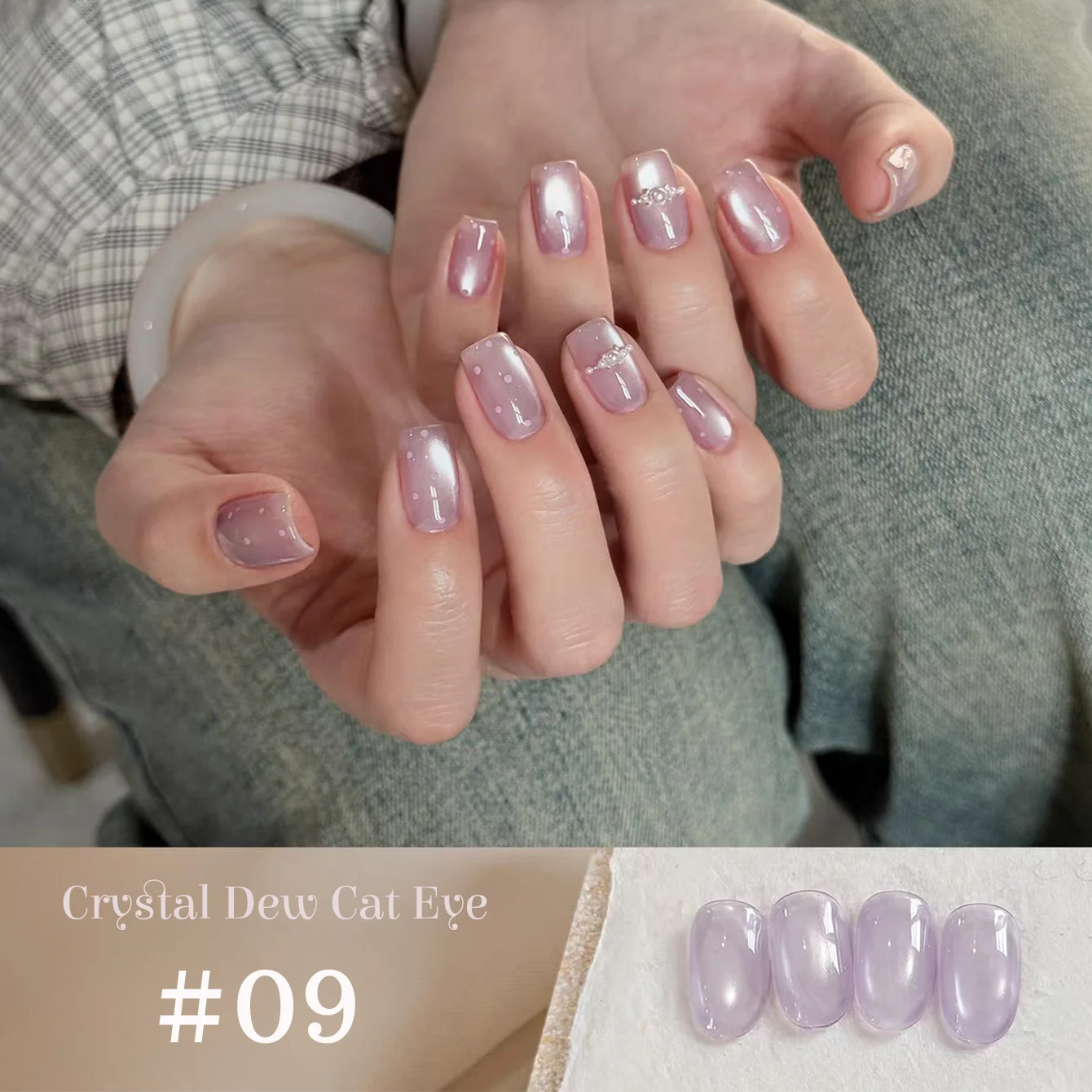 1-9 stuks TC Flow Light Witte Kattenoog Gel Nagellak Ultra Glans Soak Off UV Gel Spiegelglas Kattenoog Magneet Gel Lak Nagel Benodigdheden