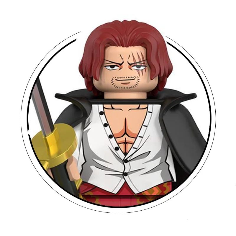 72-teiliges Neues Modell Luffy Zoro Nami Sanji Chopper Bausteine Mini-Actionfiguren Zubehör Weihnachtsgeschenke für Kinder
