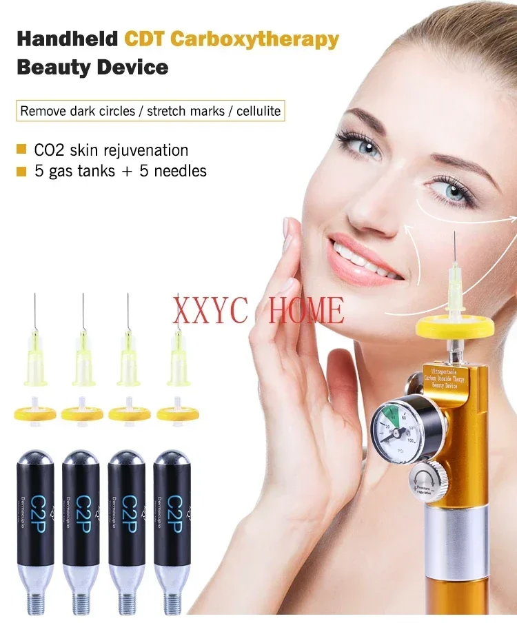 Инъекционный пистолет Co2 Carboxy Therapy для глаз с газовым баллоном Co2 C2p