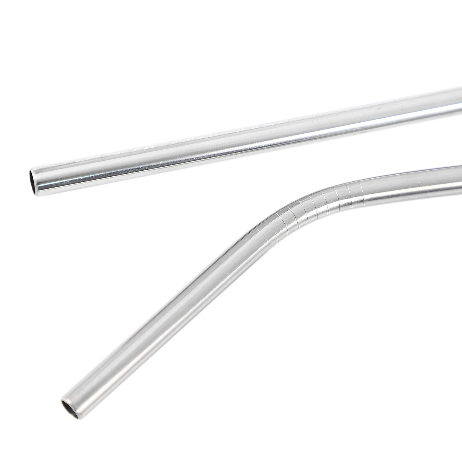 100pcs Metal Straws Can Be Reused 304 Stainless Steel Drinking Water Pipes 215 Mm x 6 Mm Curved Straws And 50 Straight Straws