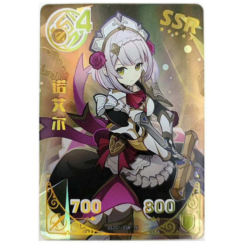 Anime Goddess Story Rare SSR Refraction Game Cards Jean Collei Noelle Ningguang Toys for boys Collectible Cards Birthday Present