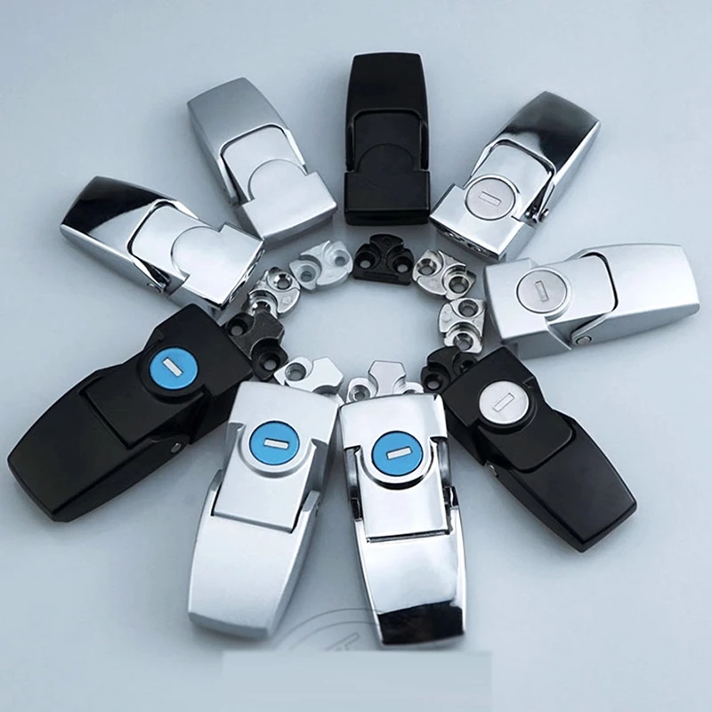1PCS DK604-1-2 Stainless Steel Buckle Lock Distribution Cabinet Door Lock DKS Hidden Buckle Rear Box Lock Buckle Hardware
