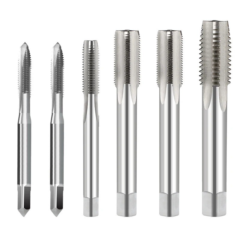 XCAN Thread Tap Right Hand HSS 6542 Machine Plug Tap Metric Screw Tap Drill M2 M3 M4 M6 M7 M8 M10 M12 M14 Thread Tool Hand Tools