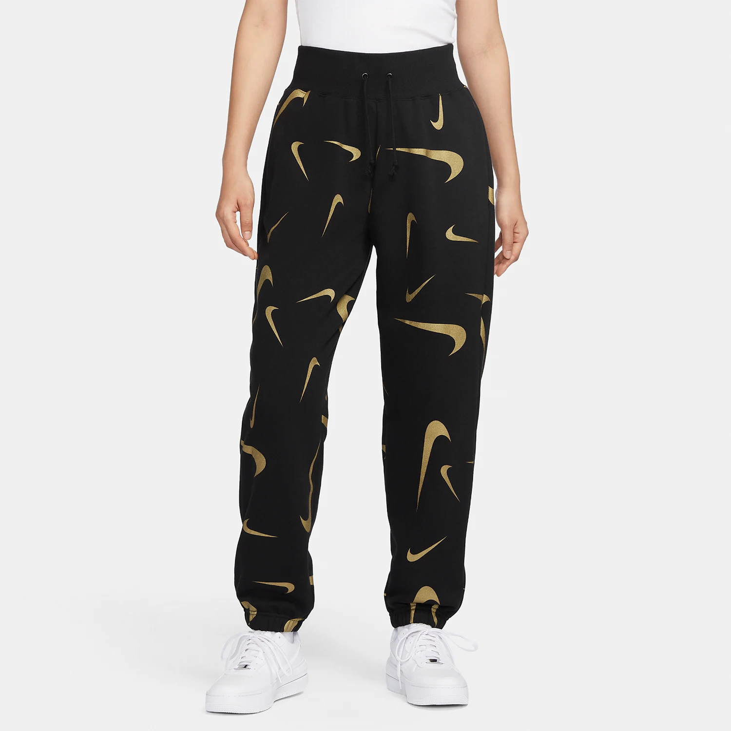 Nike genuine SPORTSWEAR Women's High-Waist Breathable Fleece Pants FB8755