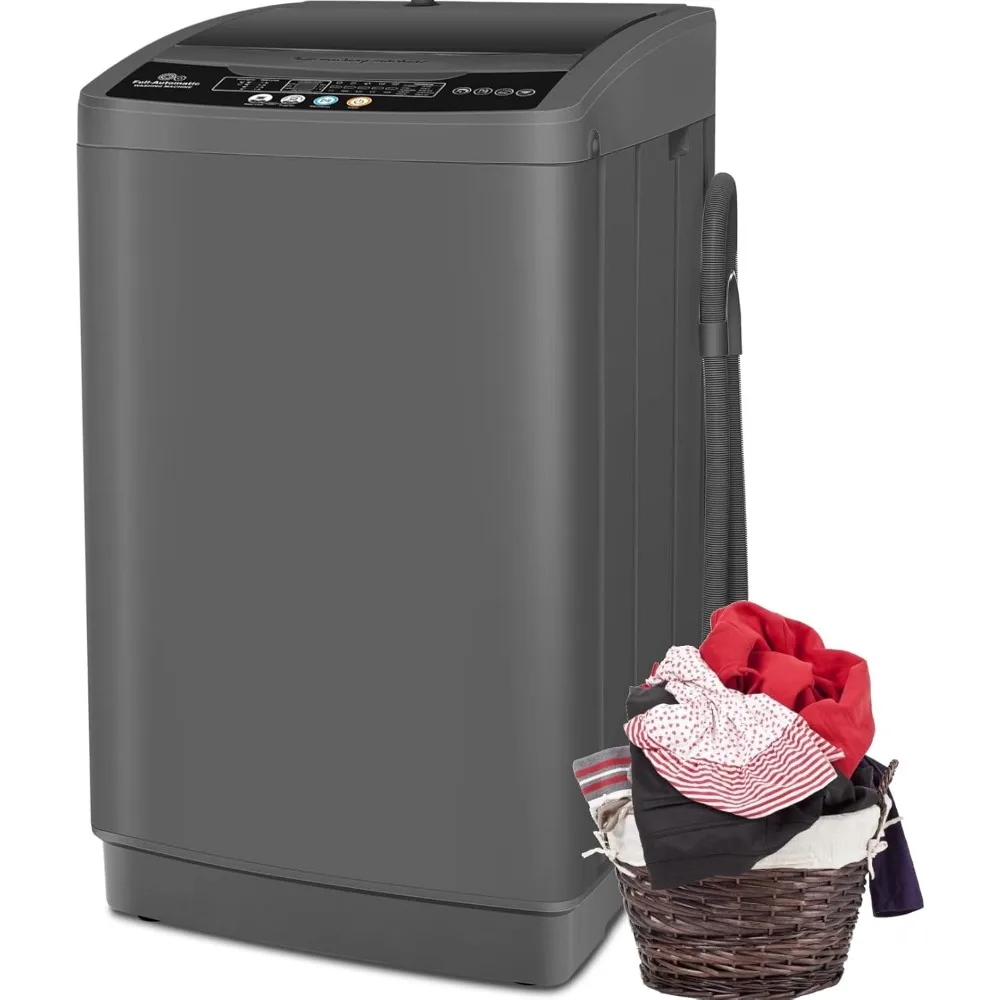 Portable Washing Machine 20Lbs Portable Washer with Drain Pump, 2.8 Cu.ft Compact Washer Machine with 10 Programs 8 Water Levels