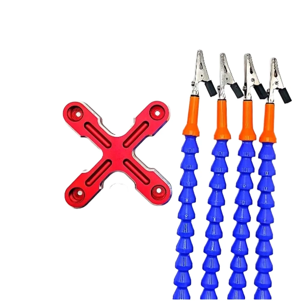 Soldering Third Hand Tool with 4 Adjustable Aluminum Arms and 4 Independent Claws for Consistent Performance in Repair Stations