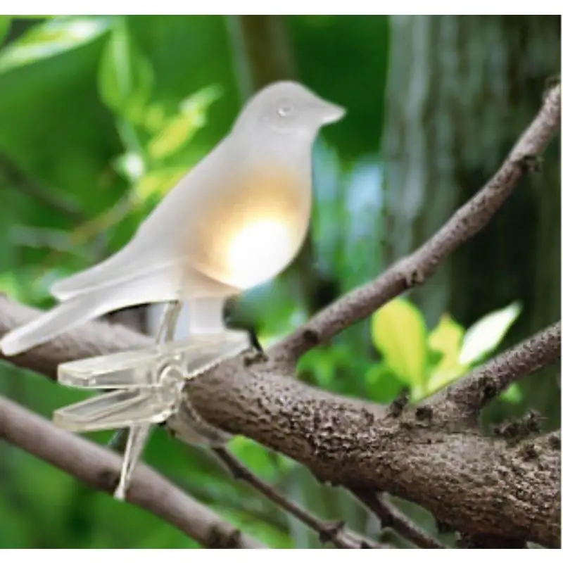 

Solar Outdoor Waterproof Bird Light String Courtyard Villa Decorative Light Balcony Decorative Luminous Bird for Patio Fence