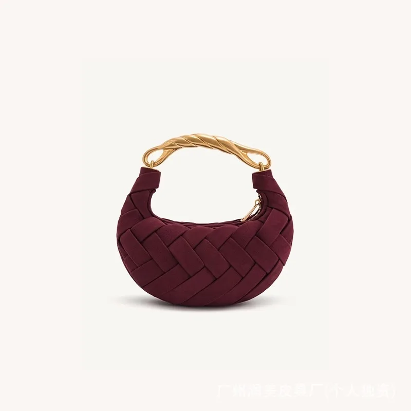 JW Pei Bird's Nest Bag, Woven Bag, Women's New Style, Shoulder Bag, Crossbody Bag, High-End Small Handbag