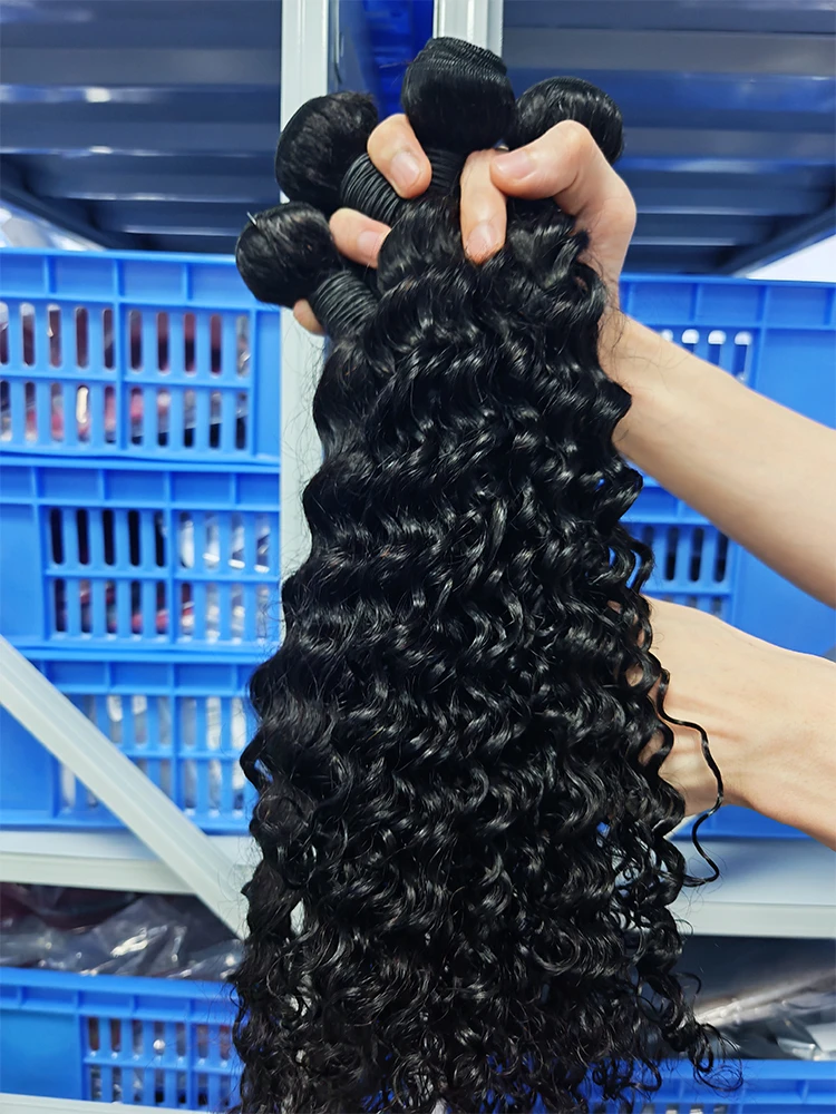 

Глубокая волна 16А Вьющиеся 30 40 дюймов 100% пучки человеческих волос Бразильский 3 4 пучка волос Парик Плетение Наращивание волос Парики из натуральных волос