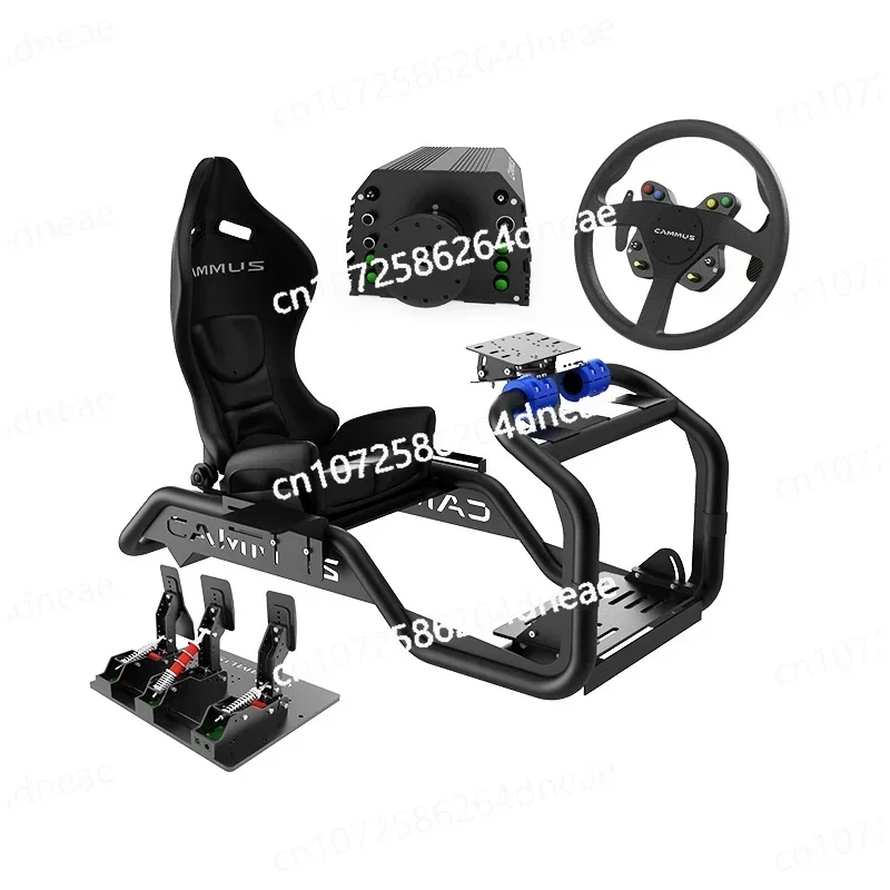 

Virtual Racing Large Game Simulator Bracket Steering Wheel Seat Full F1 Racing Training