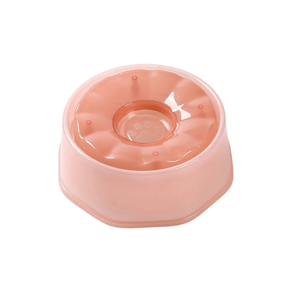 Plastic Pet Floating Water Bowl Anti-Splash Spill Proof Dog Drinking Bowl No Wet Mouth Large Capacity Pet Water Fountain