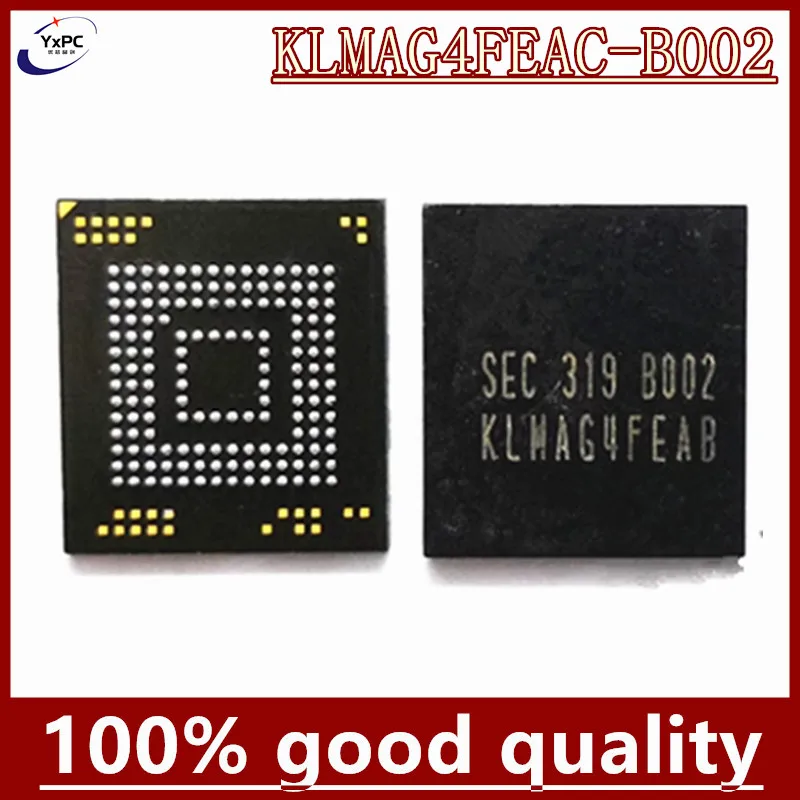 KLMAG4FEAC-B002 KLMAG4FEAC B002 EMMC 16GB Flash Memory IC Chipset with balls