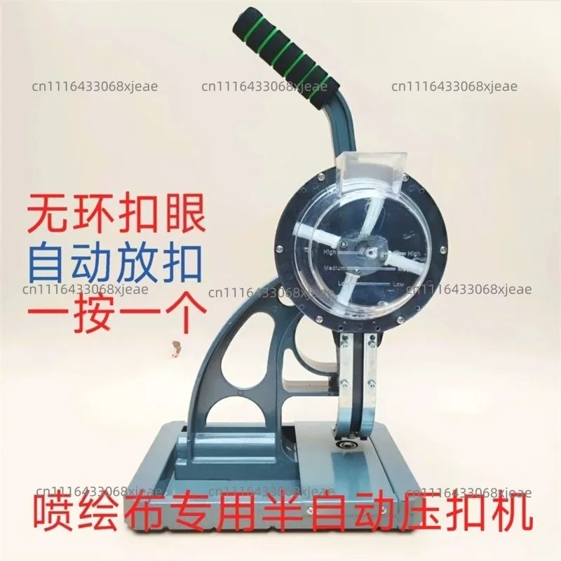 Semi-Automatic Banner Tarpaulin Eyelet Press Punching Machine