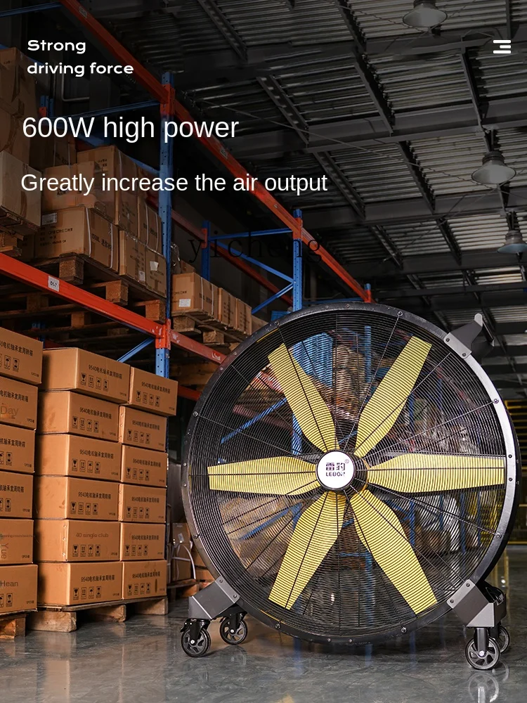 cc27 Industrial Fan Electric Fan High Power Workshop Warehouse Factory Big Fan Hand Push Movable