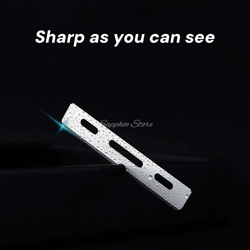 10/25pcs Boxed Safety Razor Blades Used For Shaving & Hair Removal Single-sided Novice Stainless Steel Blades For Feather Razor