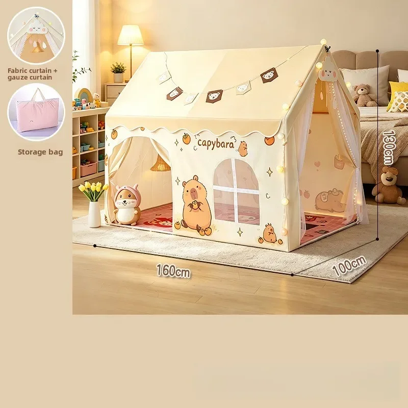 Indoor Kids Tent Playhouse Castle Bed Divider Baby Sleep Toy Room House Indoor Children's Room Game Toy House Toy House