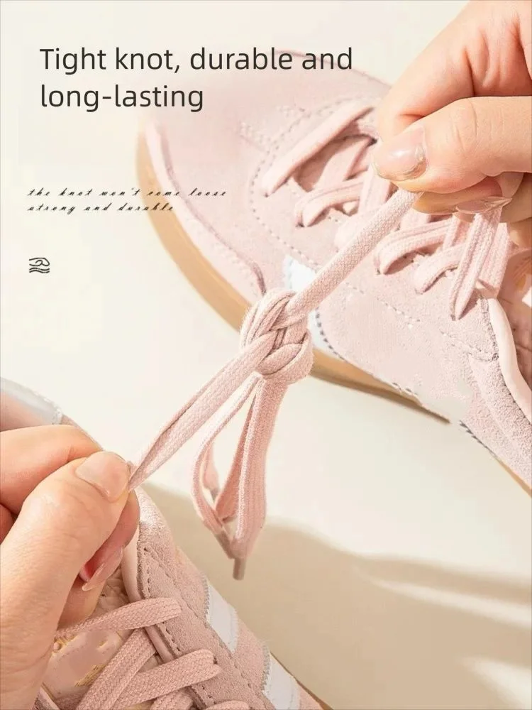 New Classic Pure Cotton Shoelaces Flat Shoelaces Sports Canvas Shoelaces for Men and Women Width 0.8cm Length 100/120/140/160cm - Image 6