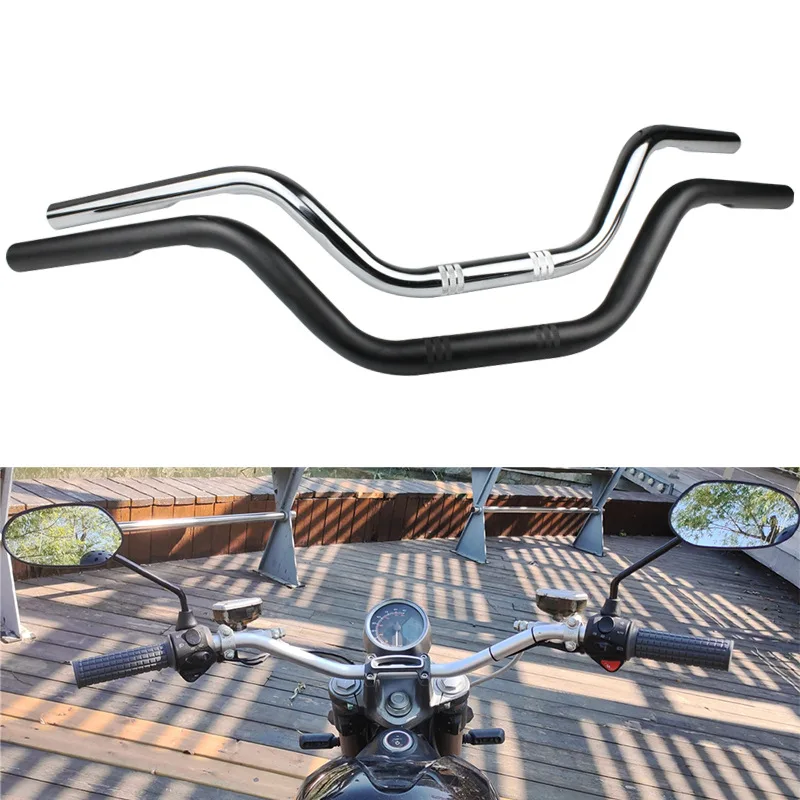 

Motorcycle retro modified handlebar CG125 handlebar modified leading direction handlebar 22/25MM caliber