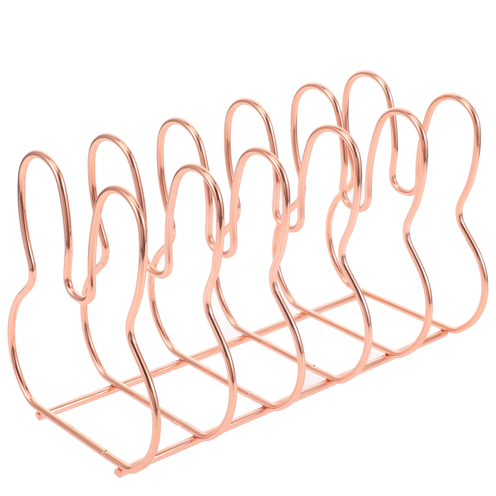 Iron Book Holder Desktop Bookends Sturdy Decorative Organizer for Books Documents Files Study Office Home Filing Boxes for Home