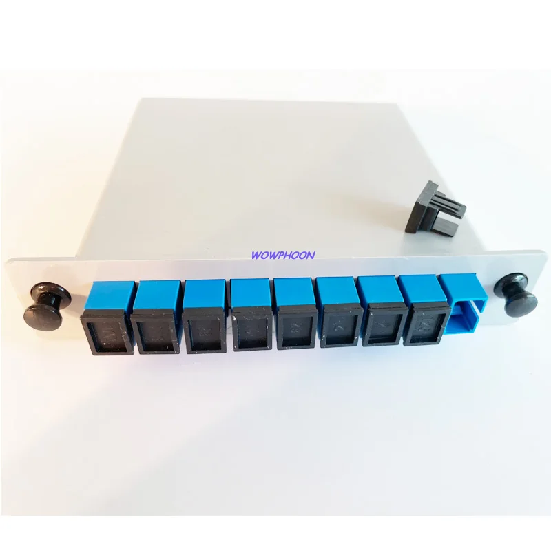 SC APC/UPC PLC fiber optical box, FTTH PLC splitter, with 1x8 splitter, 10 pcs/lot Customized