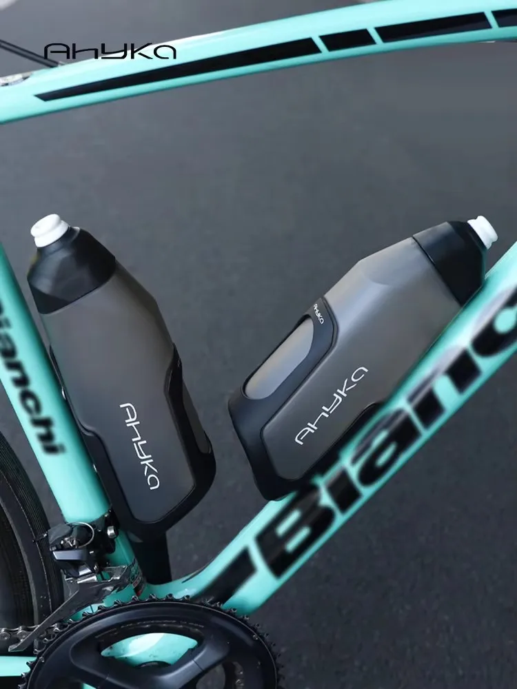 AliExpress AHYKA AhyKa PRO Bicycle Aerodynamic Water Bottle Bracket Set Team China Bike Water Bottle MTB Road Bike Frame Down Tube Water Kettle
