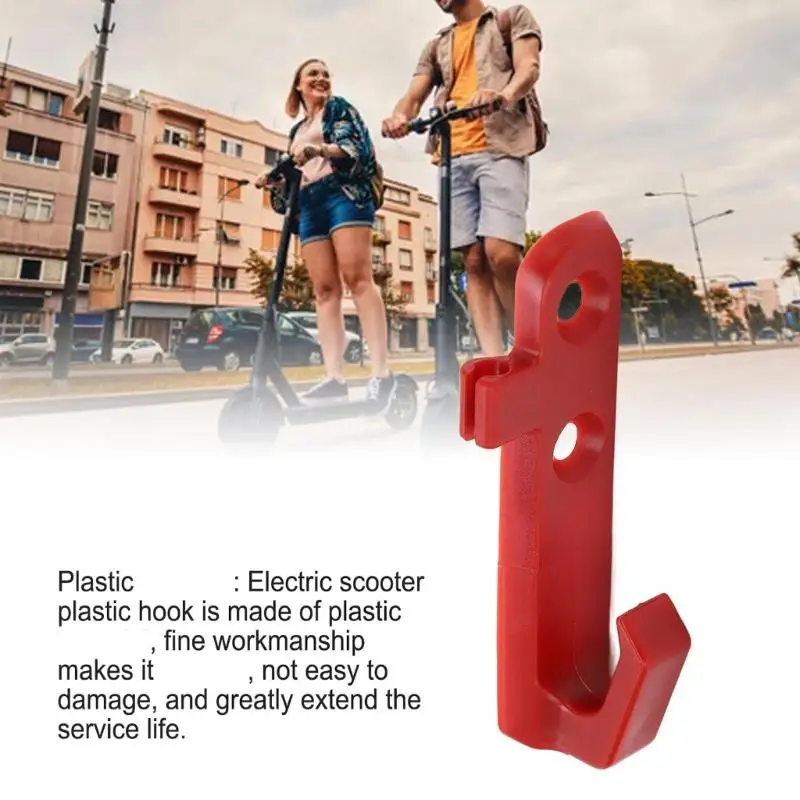 

652F Plastic Scooter Storage Hook Quick Install Electric Scooter Front Hook Bags Luggage Hanger for GXL V2 Part Enduring