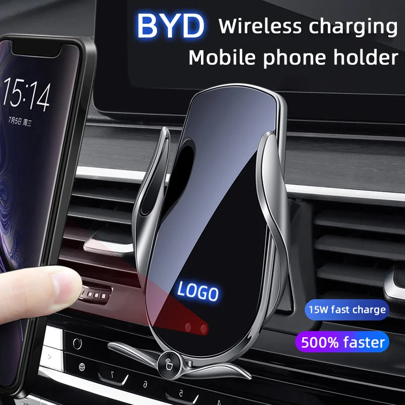 

Car Accessories For BYD TANG 2th SONG PRO MAX PLUS HAN EV DM，Wireless Charging Mobile Phone Holder Fixed Bracket Special Charger