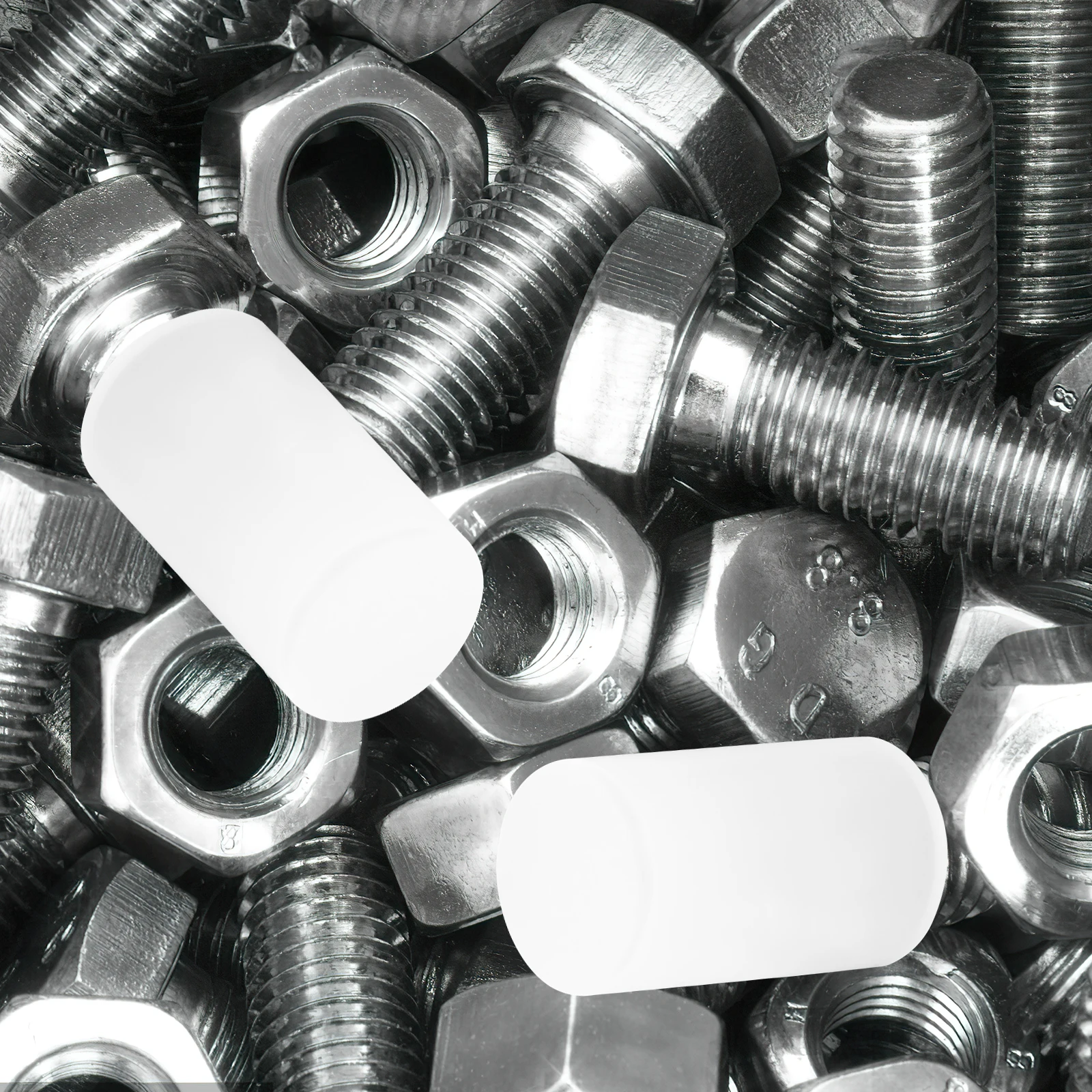 

50pcs Rubber End Caps Thread Protector Flexible Screw Caps For Furniture Metal Tubing Bolt Covers Protectors Assortment Car