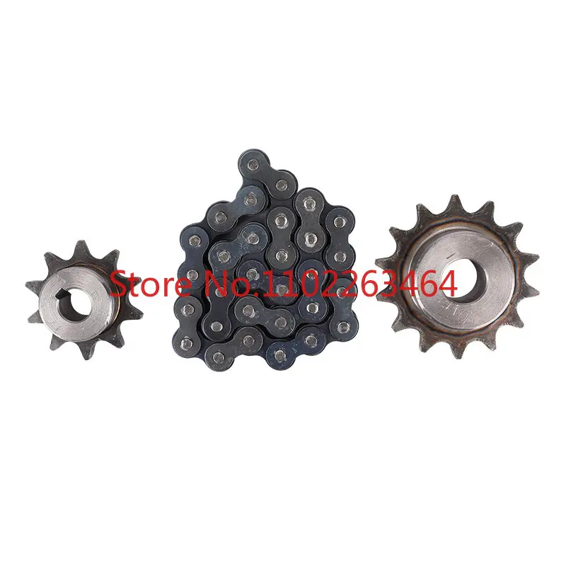 Conveyor belt speed-regulating motor 5-point gear 10A chain combined drive small sprocket reducer accessories