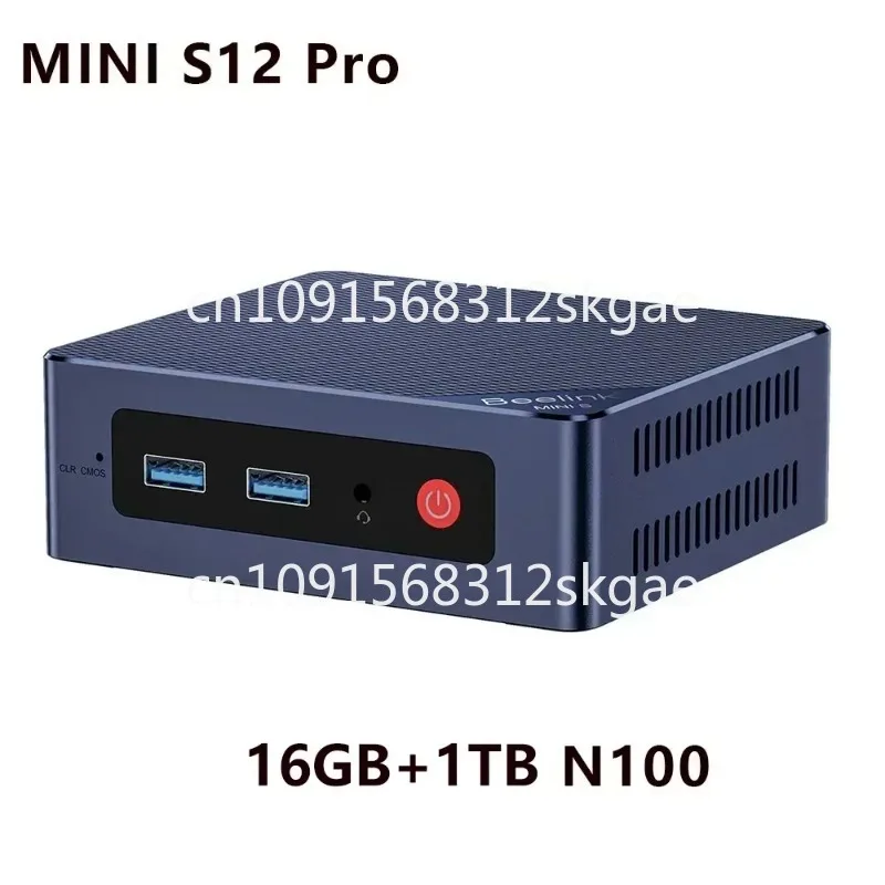 Beelink Mini S12 Pro N95 N100 MINI PC Windows 11 Pro DDR4 8GB 256GB 16GB 500GB WIFI BT Gaming Computer MINI S N5095 8GB 128GB