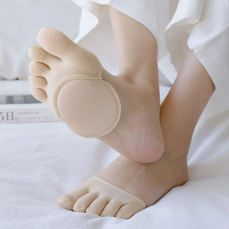 Women's Half Insole Forefoot Pad Comfortable High Heels Anti-blister Toe Protector Foot Pain Relief Cushioning Shoe Accessories