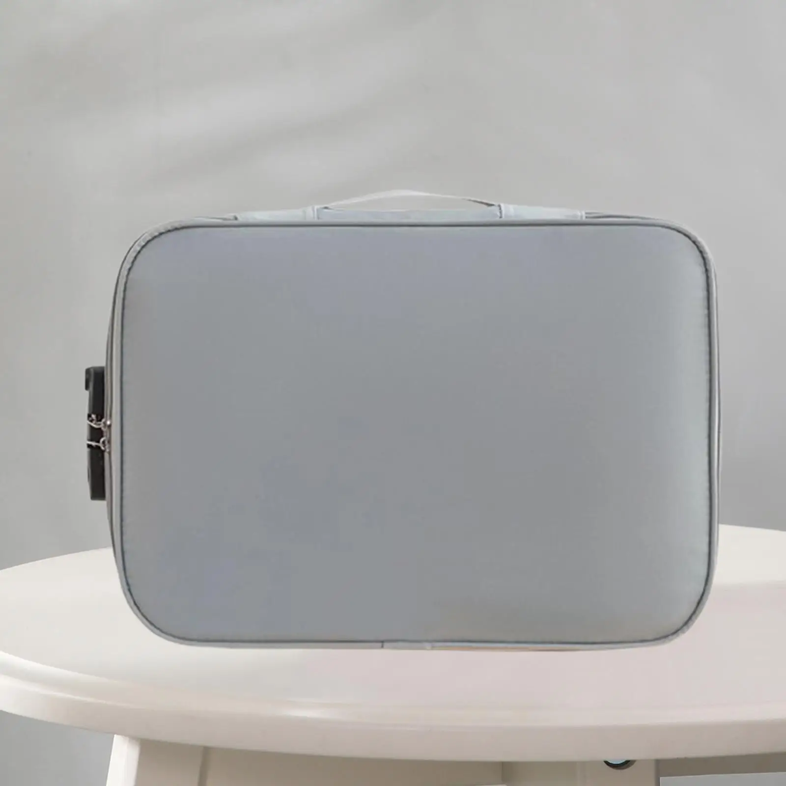 잠금 장치가 있는 문서 가방 귀중품 파일용 손잡이가 있는 다목적 휴대용 정리함 상자 핸드백 앨범 서류 인증서