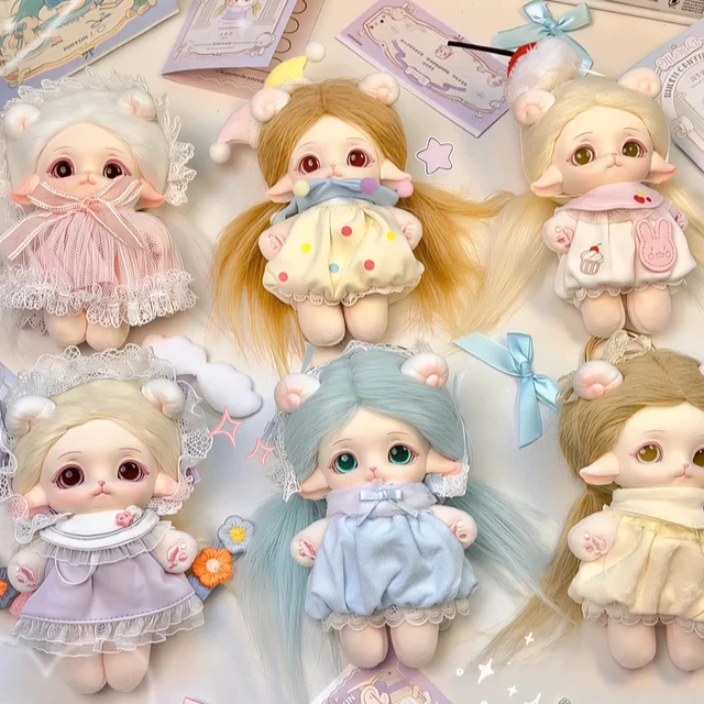 

Коллекционные игрушки MIMIA: серия «Детский сад», куклы-сюрприз в закрытой упаковке, милые фигурки MIMIA, таинственная коробка, подарочные куклы-подвески