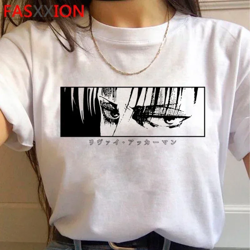 

Attack on Titan Shingeki No Kyojin t shirt men casual ulzzang vintage kawaii clothes tshirt streetwear