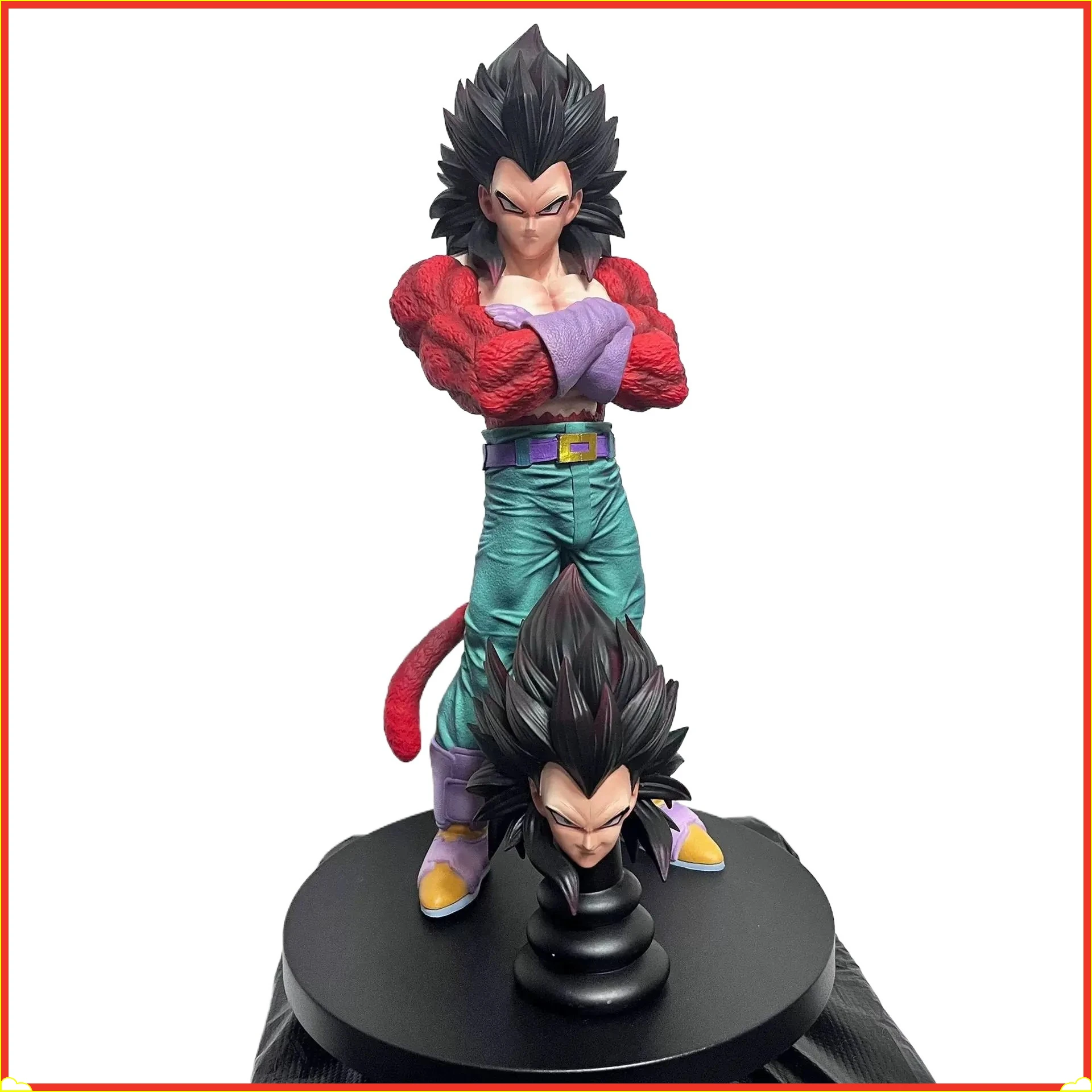 

Anime Dragon Ball GT Super Saiyan 4 Vegeta Statue model.PVC material.Desktop decoration GK Collection model