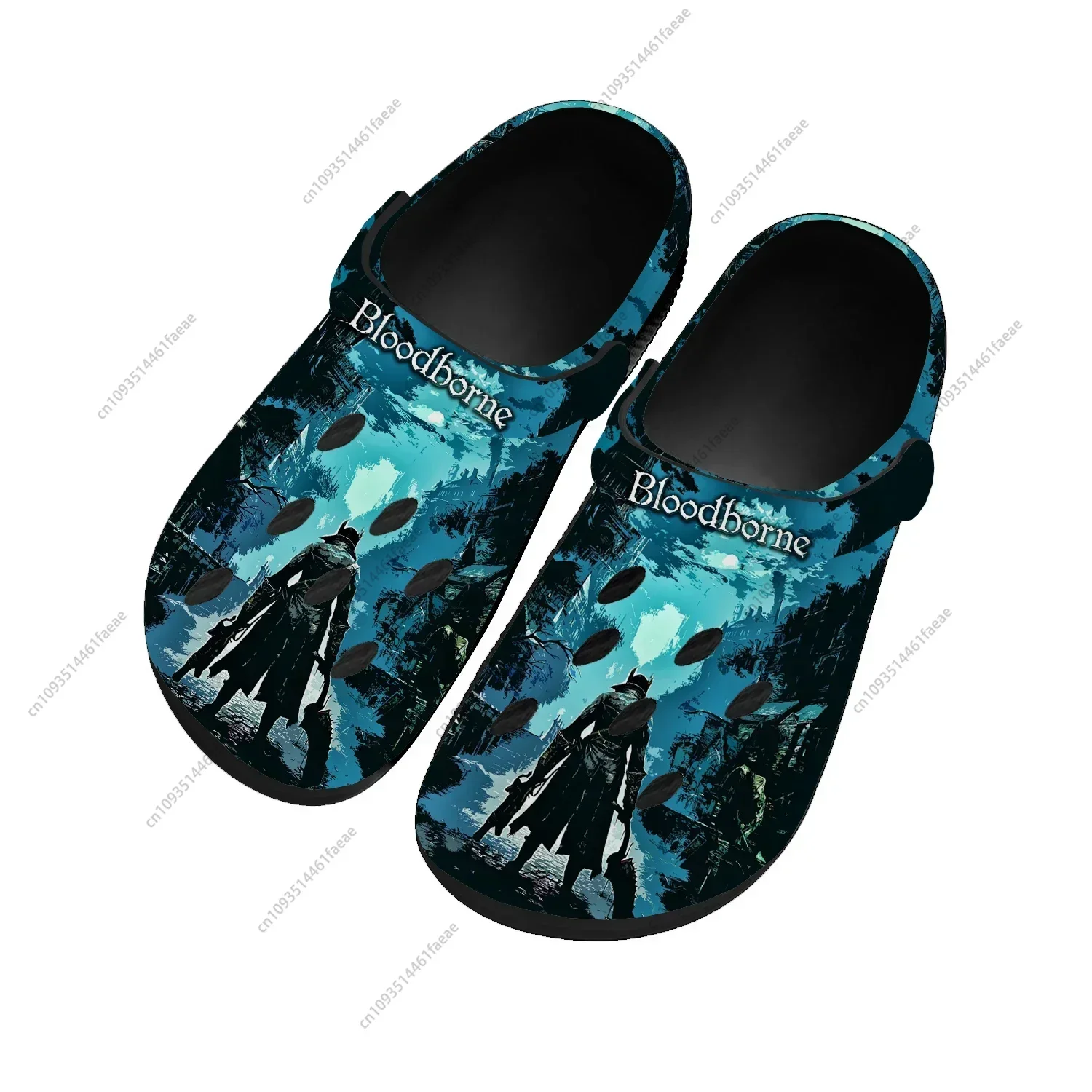 Bloodborne Home Clogs Cartoon Game Mens Womens Youth Boys Girls Sandals Shoes Garden Bespoke Custom Shoes Beach Hole Slippers