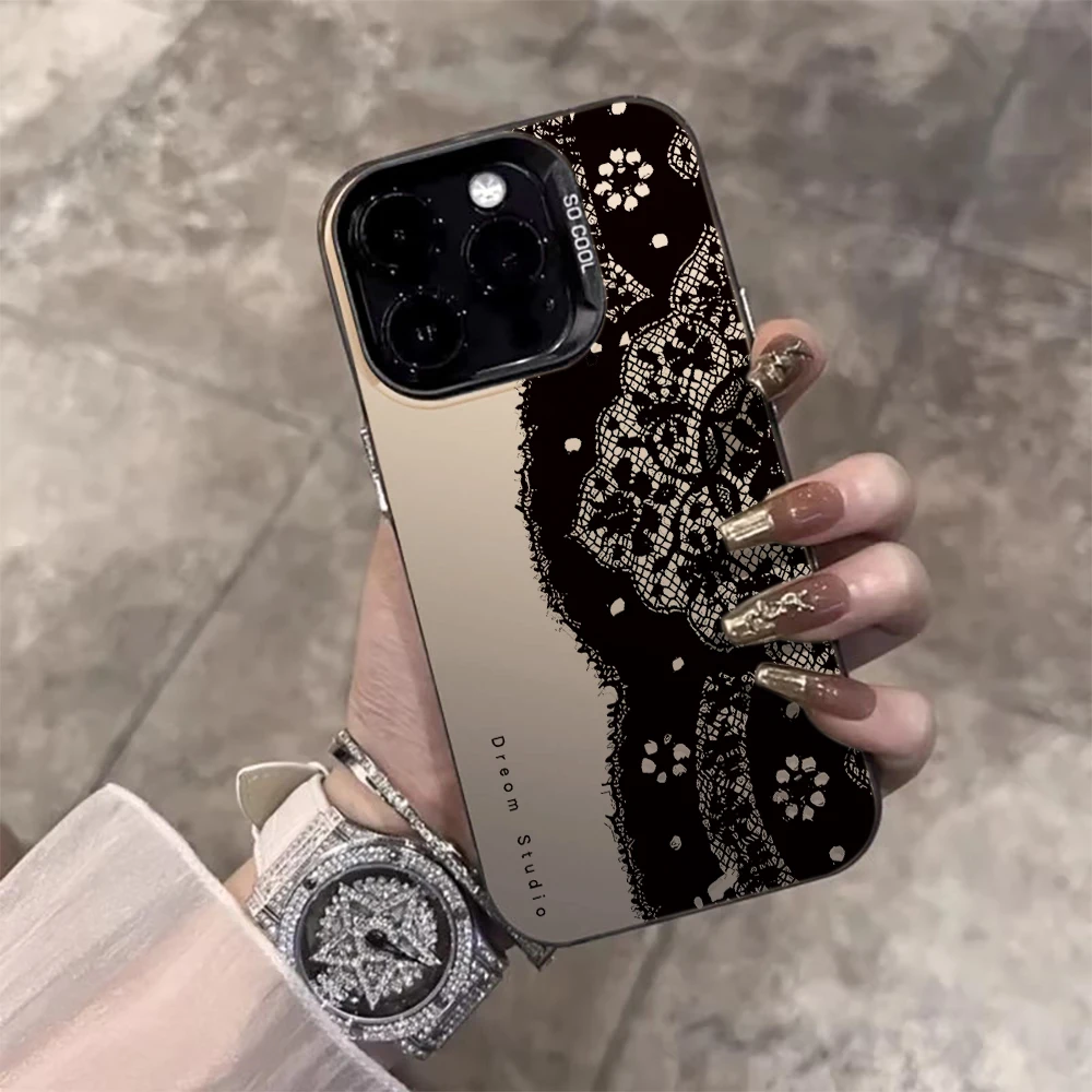 Dreom Lace TPU Hülle für Samsung Galaxy S26 S25 S24 S23 Ultra S22 S21Plus FE A57 A56 A55 A54 A53 A36 A35 A34 5G Stoßfeste Schutzhülle – Detail 4