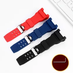Watchband For Casio G-SHOCK Kong Ba GR-B200 Series Sports Waterproof Resin Silicone Watch strap with Accessories Men's Bracelet