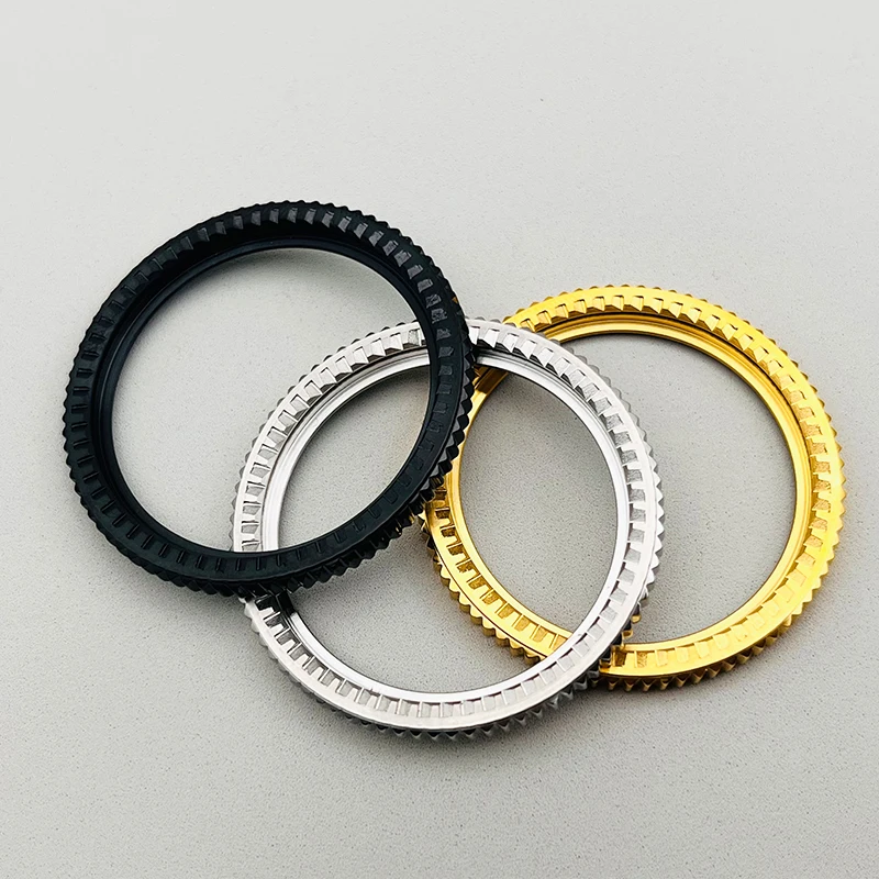 41mm High Quality Gear Stainless Steel Watch Case Bezel Rims Fits Seiko SKX007 SKX009 SKX011 SRPD Watch Replace Repair Parts