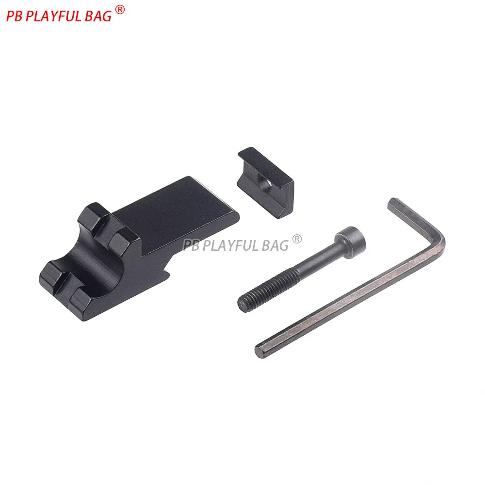 20 mm aluminium 45 graden offsetrail - Picatinny schuine montagebeugel - volledig metalen zaklamphouder - speelgoedpistoolonderdelen QJ172