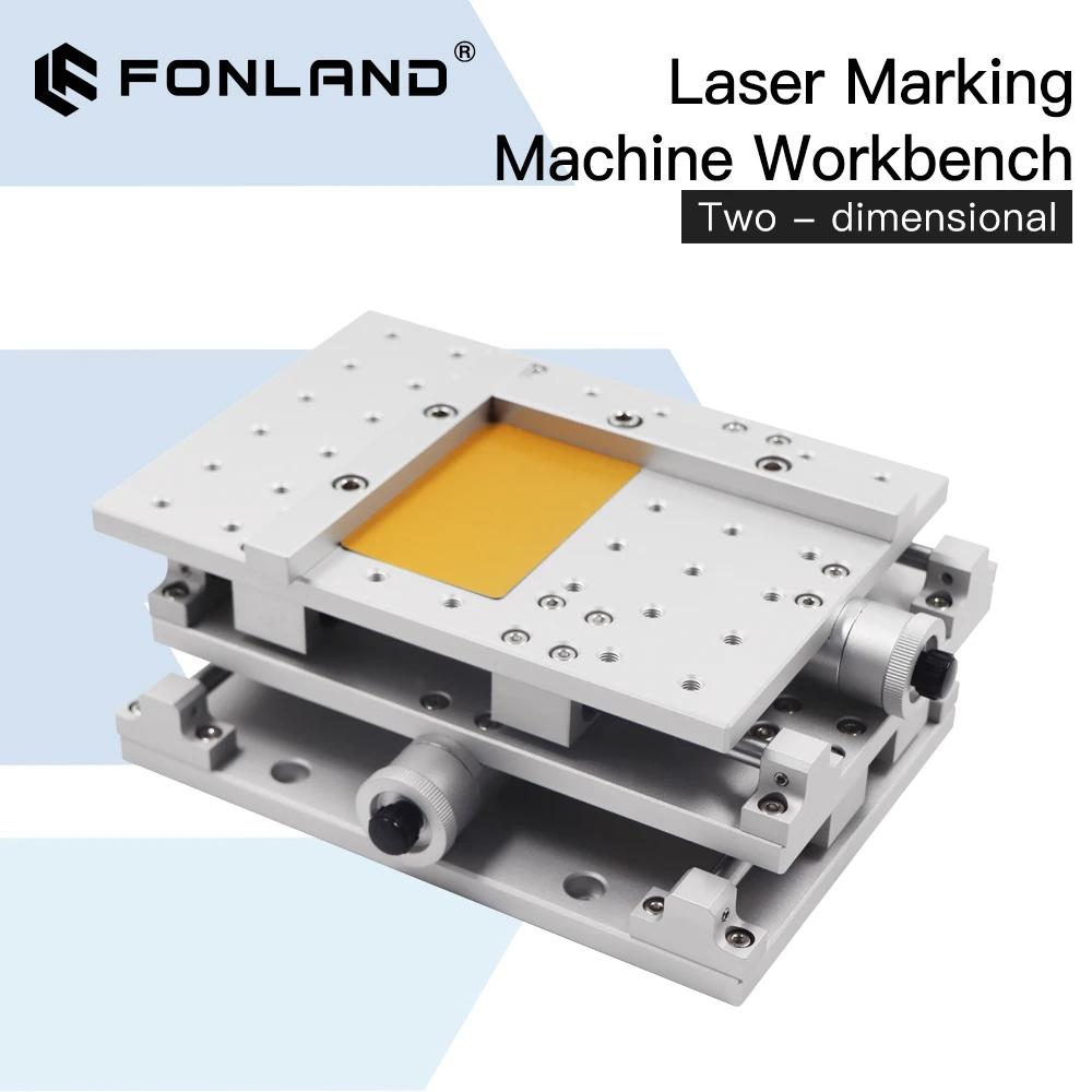 FONLAND 2D Workbenck Mobile Portable Cabinet Table 210X150X75mm for Laser Marking Machine