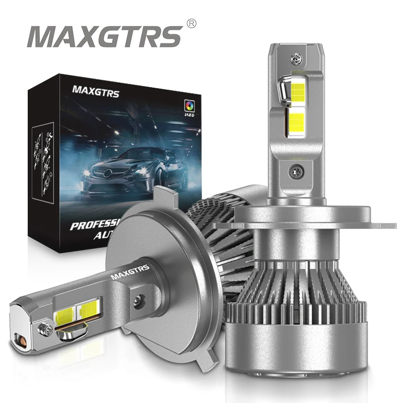 

2x GT Series H1 H4 H7 H8 H11 9006 9005 HB3 LED Headlight Bulbs Canbus 28000LM 140W Super Bright White LED High Low Beam With Fan