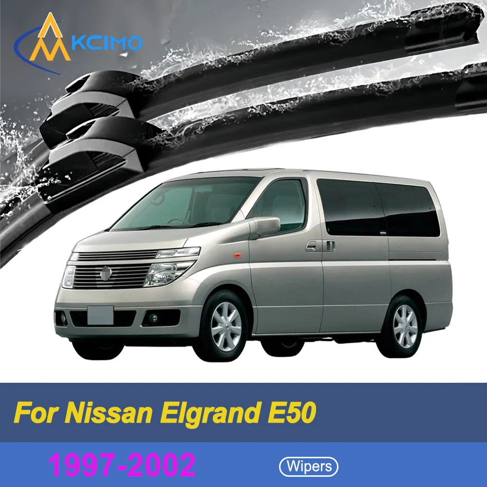 

For Nissan Elgrand E50 1997-2002 Isuzu Fargo Filly Front Windshield Wiper Blades 2pcs Slient Rain Windscreen Window Accessories
