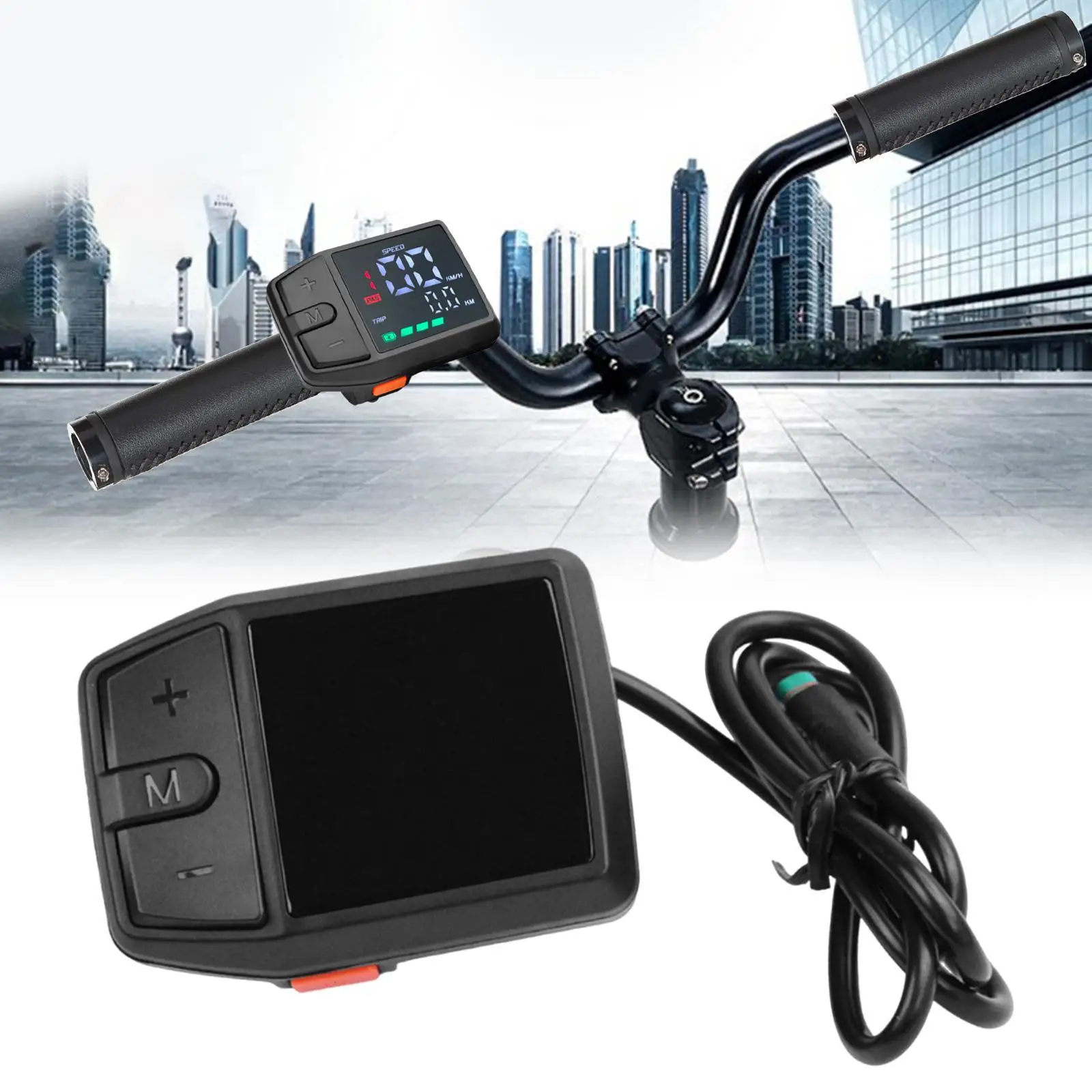 

Электрический велосипедный ЖК-дисплей IP65 Практичное крепление на руль Датчик скорости Велосипедный компьютер для Dz41 M410 M500 M510 M560 M600 M800 M820