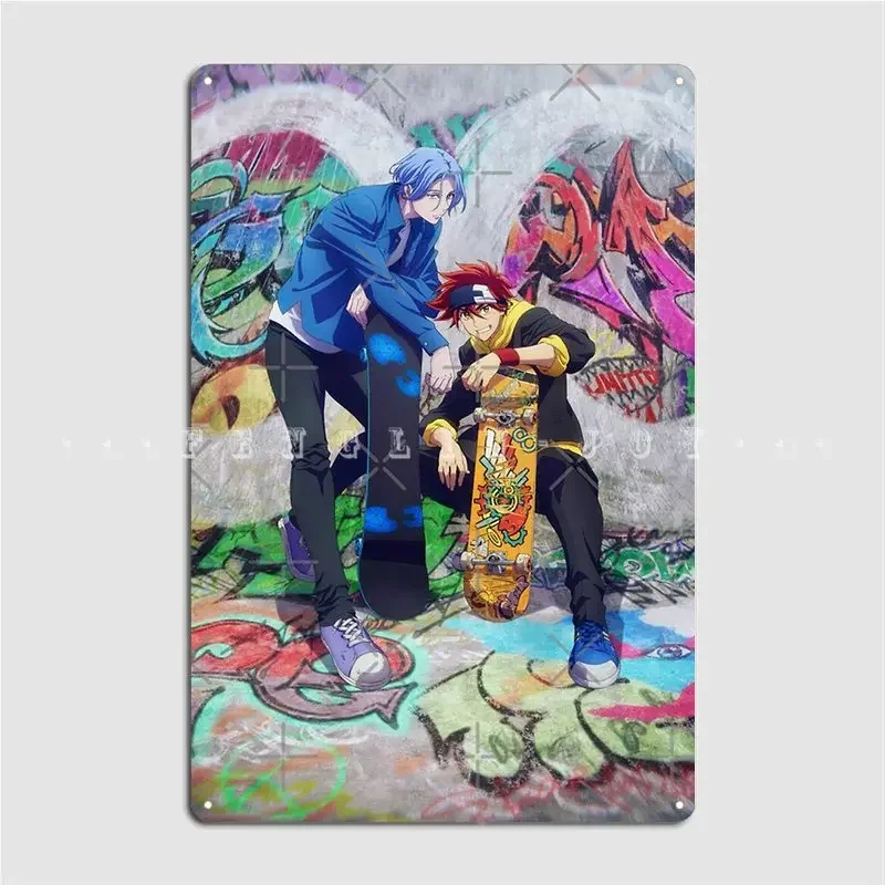 Sk8 The Infinitys Reki Ranga Metal Plaque Poster Cinema Kitchen Garage Club Create Wall Decor Tin Sign Poster